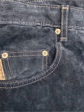 Suede pants